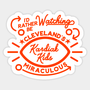 Cleveland Browns Kardiak Kids Sticker